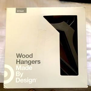 Matte Black Wooden Hangers